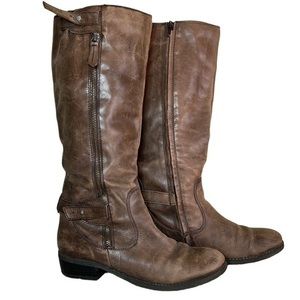 Ladies Brown distressed Boots,‎ 38